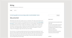 Desktop Screenshot of bitlog.com